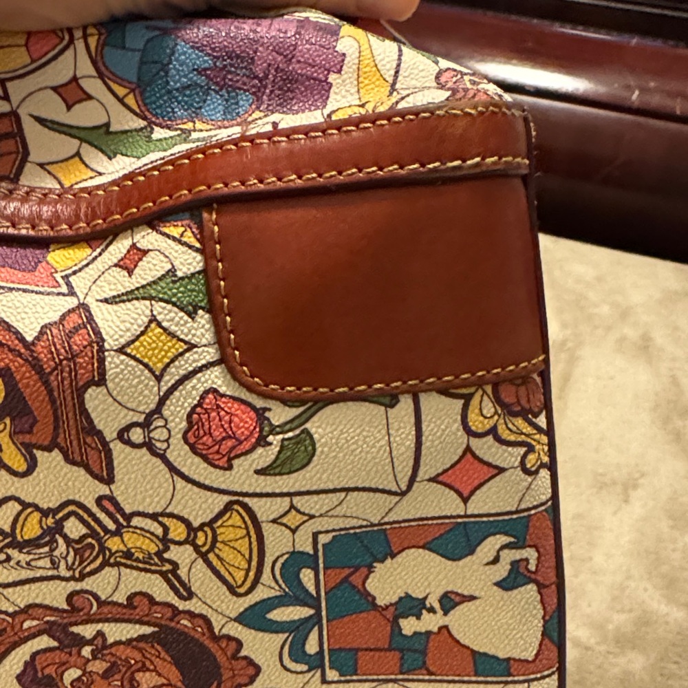 Disney’s Beauty and the Beast Stained Glass Shopper Tote by Dooney & Bourke - Picture 16 of 16